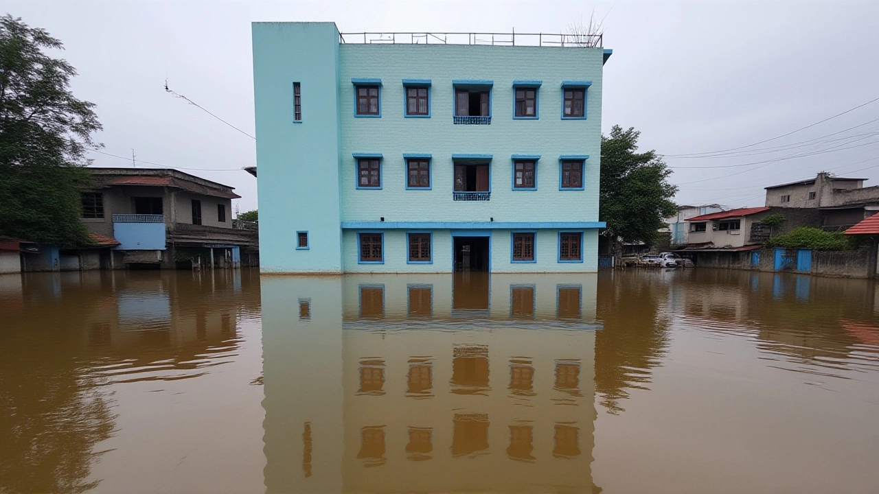 Heavy Rain Floods Chennai on Diwali Morning, Airport Runways Submerged